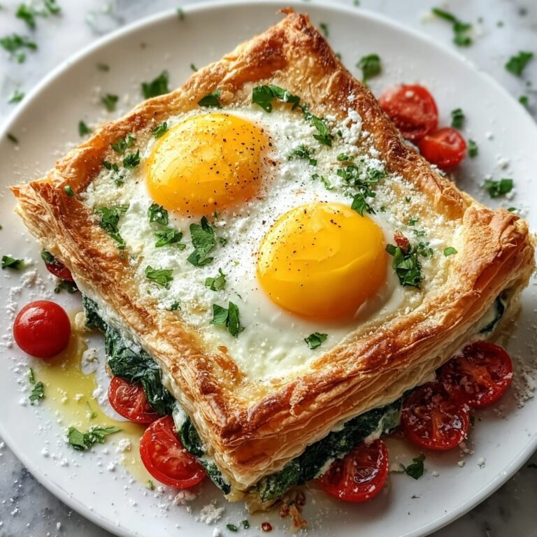 Baked Eggs Napoleon Recipe