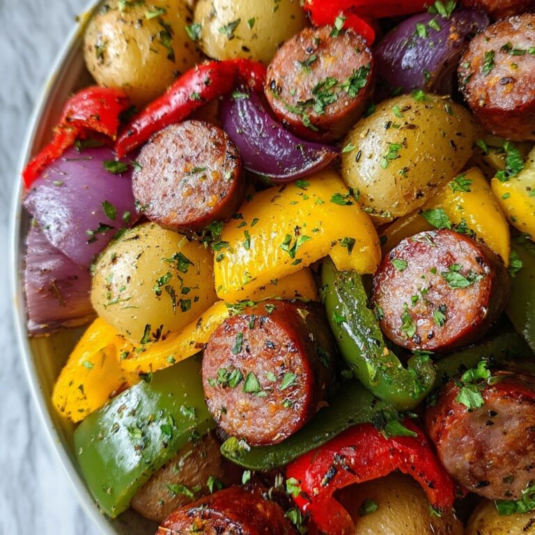 Sheet Pan Sausage and Veggies Recipe