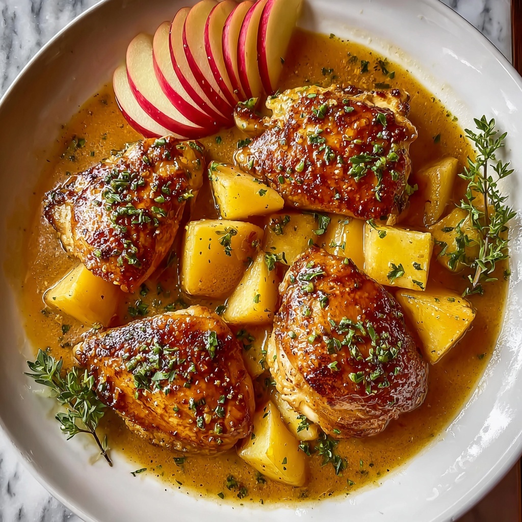 Apple Cider Glazed Chicken Recipe - Recipe Image