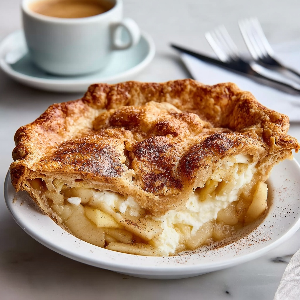 Snickerdoodle Cream Cheese Apple Pie Recipe - Recipe Image