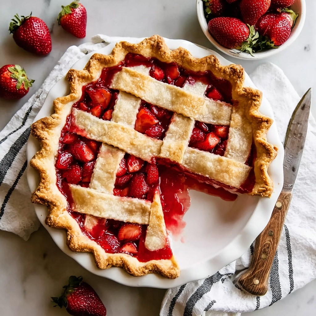 Fresh Strawberry Pie Recipe - Recipe Image