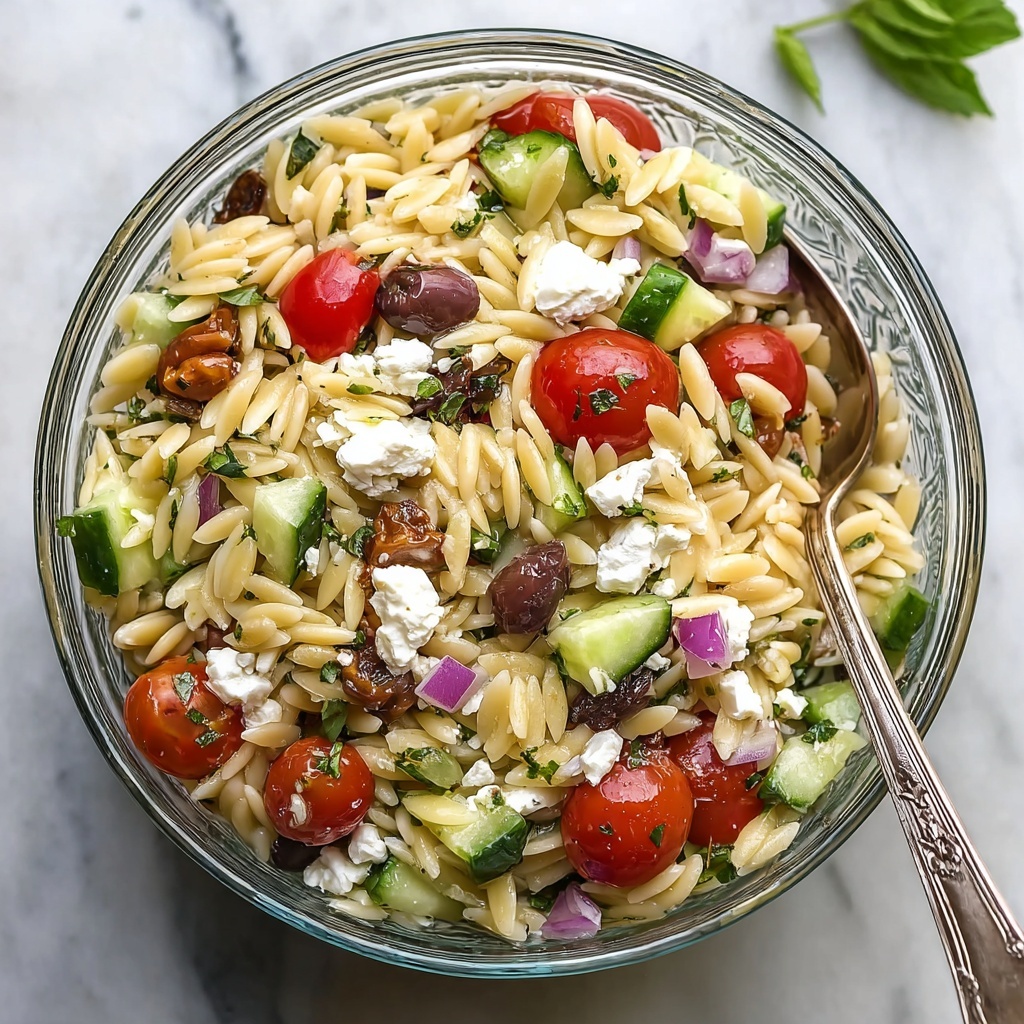 Greek Orzo Salad Recipe - Recipe Image