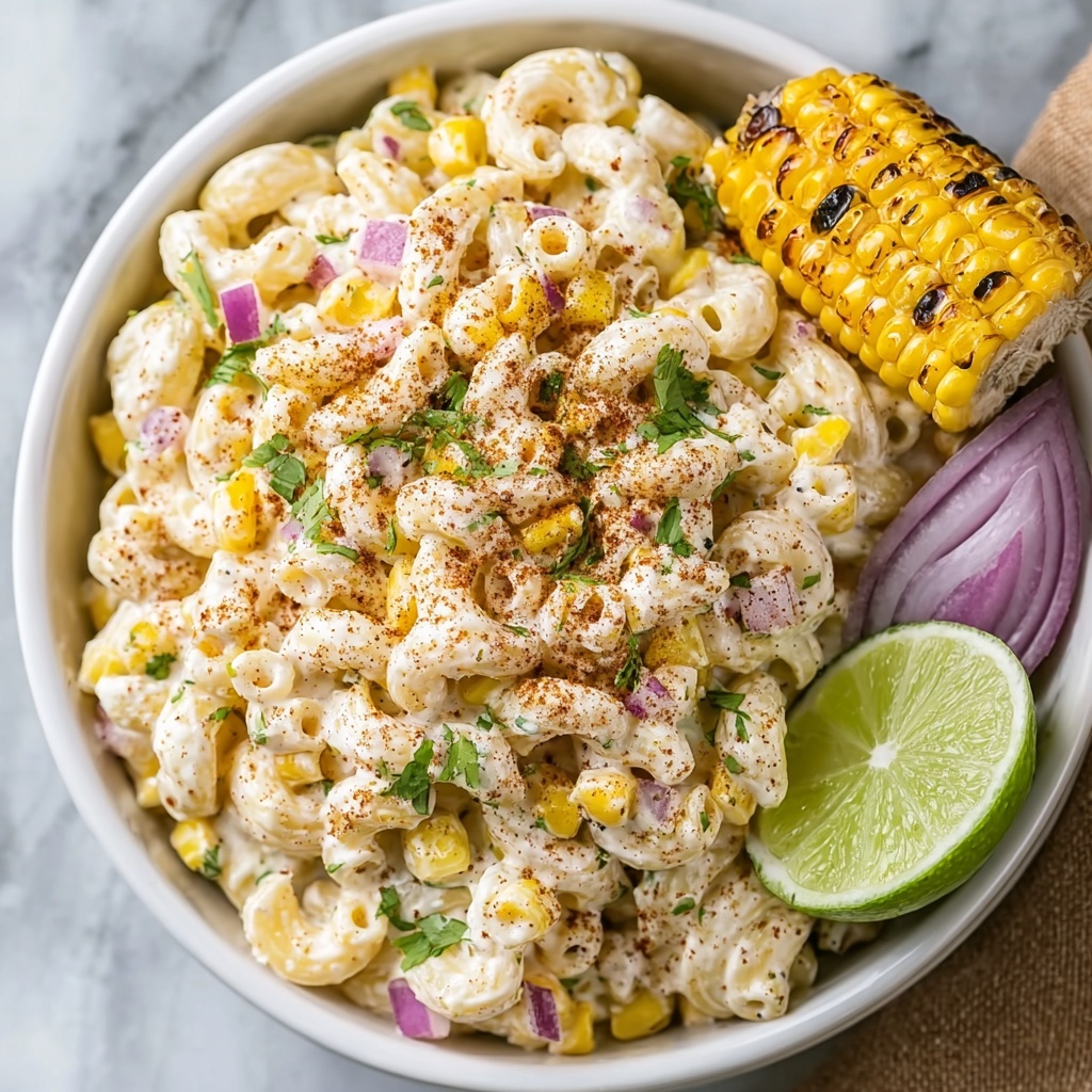 Mexican Street Corn Pasta Salad Recipe - Recipe Image