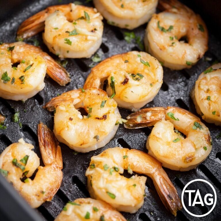 Air Fryer Shrimp with Lemon-Garlic Marinade Recipe