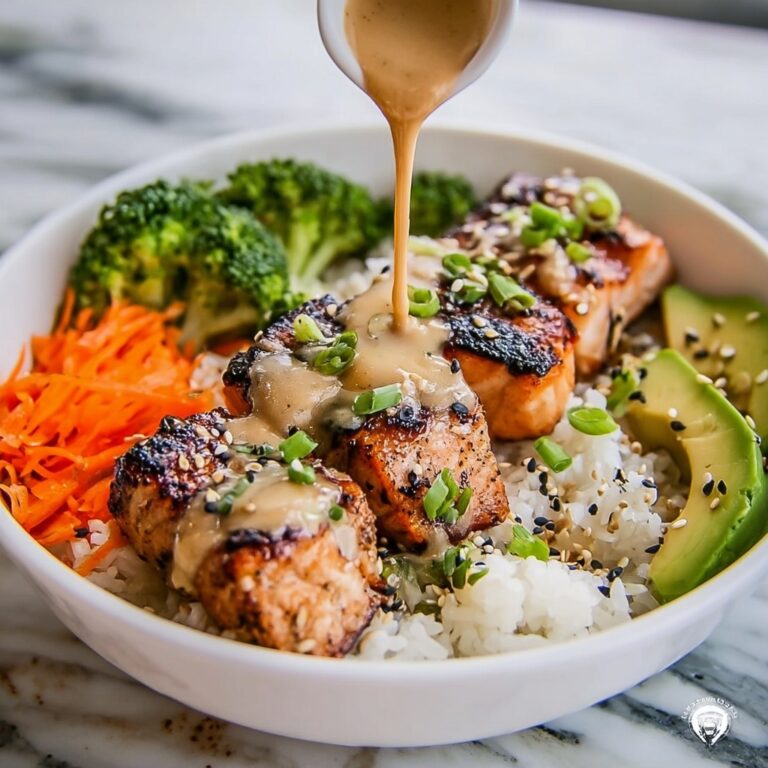 Sriracha Honey Salmon Bowls Recipe