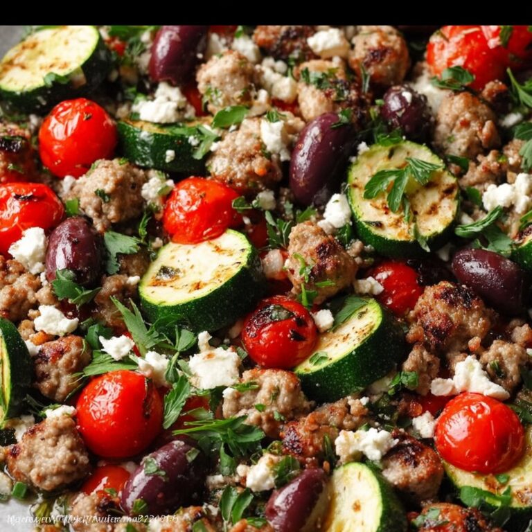 Mediterranean Ground Beef Stir-Fry Recipe