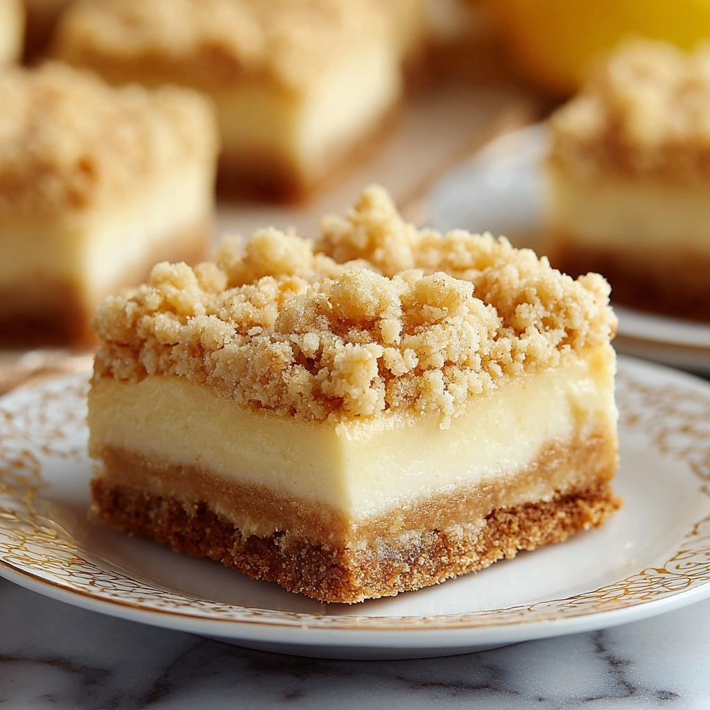 Lemon Crumb Squares Recipe - Recipe Image