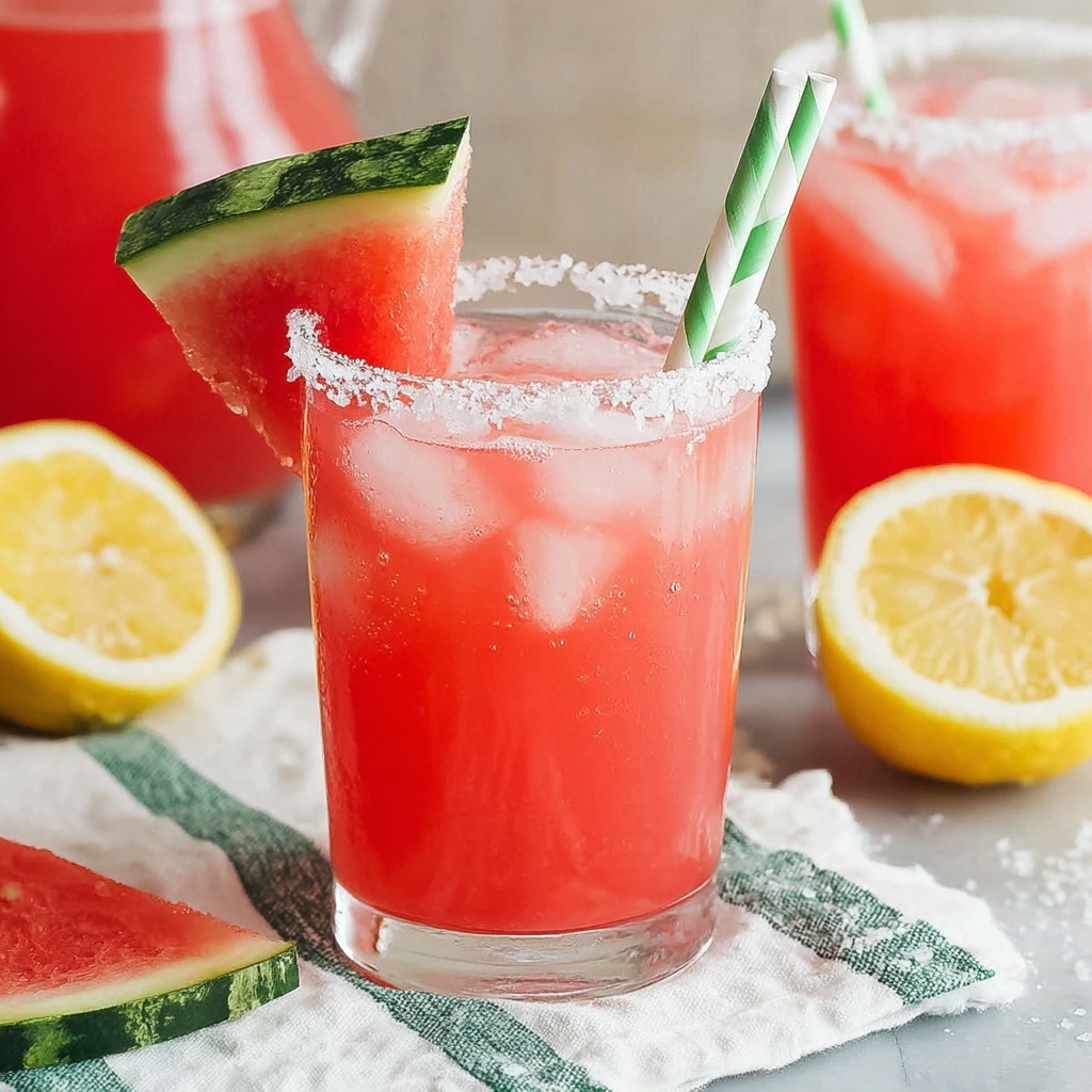 Spiked Watermelon Lemonade Recipe - Recipe Image