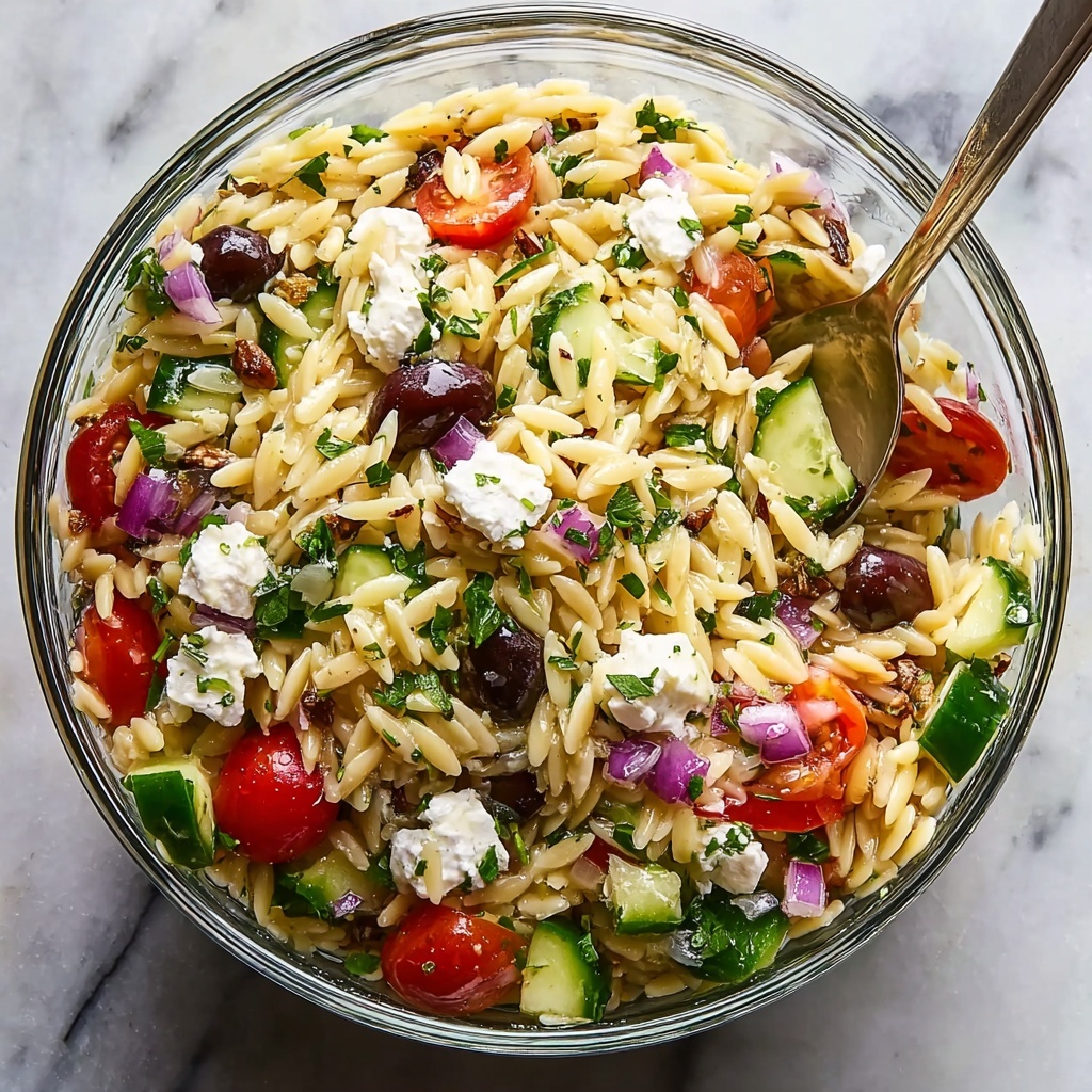 Greek Orzo Salad Recipe - Recipe Image