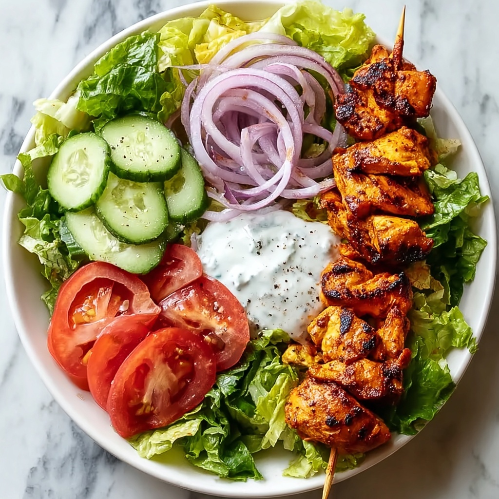 Chicken Shawarma Kebab Salad Recipe - Recipe Image