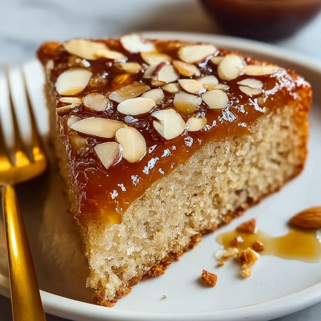 Honey Almond Cake Recipe - Recipe Image