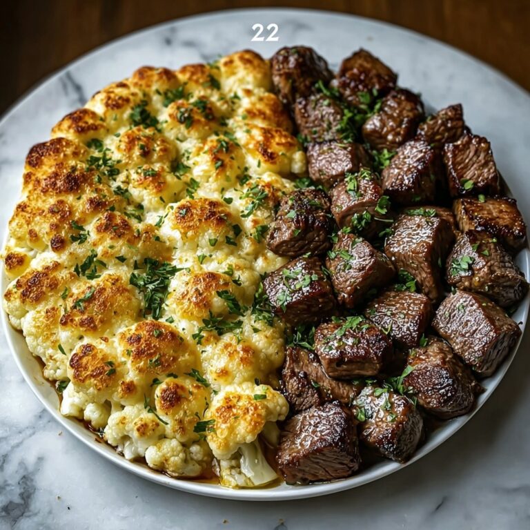 Irresistible Garlic Butter Steak Bites & Loaded Cheddar Alfredo Shells Recipe