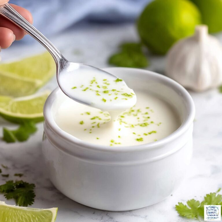 Lime Crema (Fish Taco Sauce) Recipe