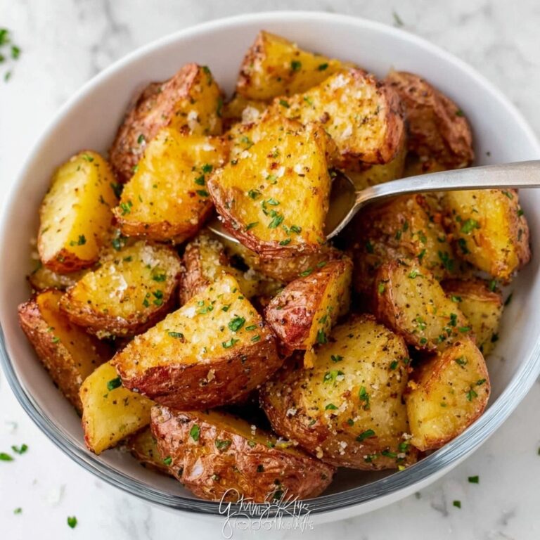 Air Fryer Roasted Lemon Parmesan Potatoes Recipe