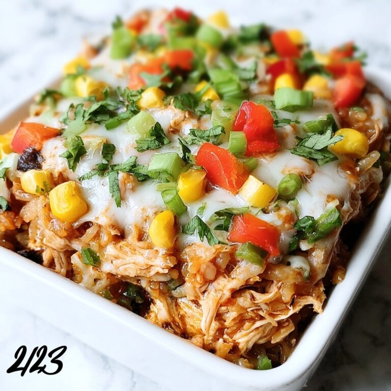 Easy Chicken Burrito Casserole Recipe