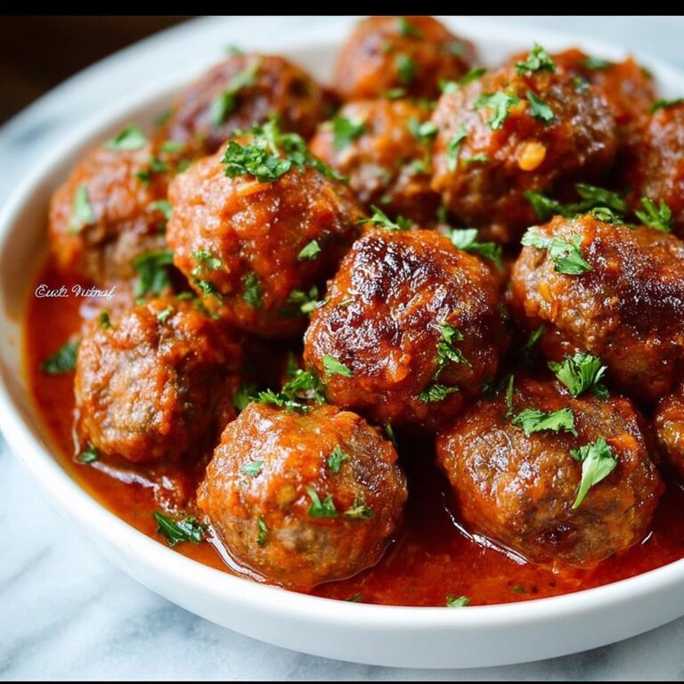 Homemade Italian Meatballs in Marinara Sauce Recipe