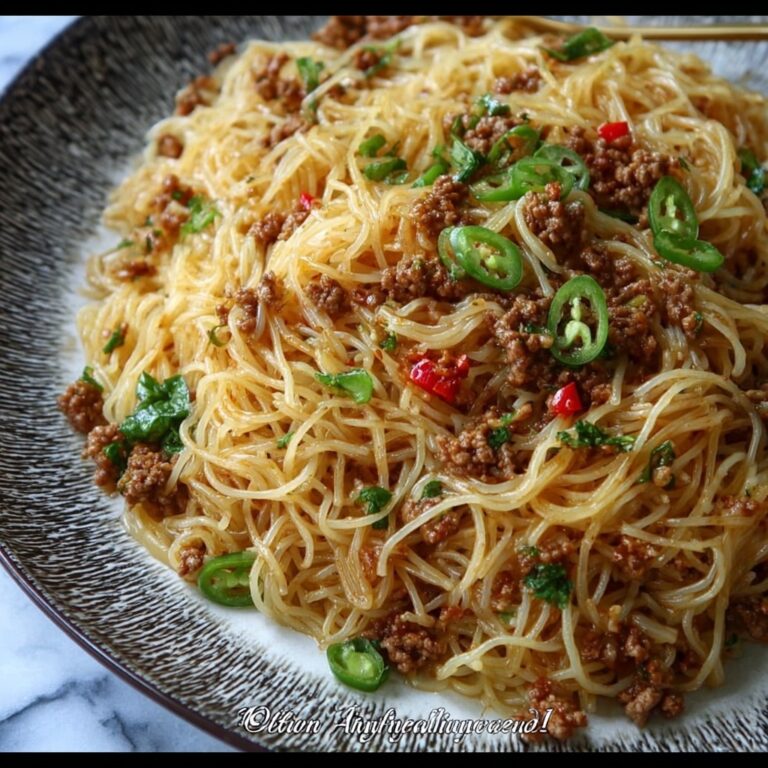 Asian-Style Ground Beef Spaghetti Recipe