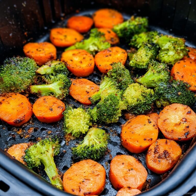 Air Fryer Broccoli and Carrots Recipe