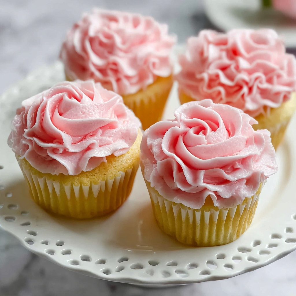 Rose Cupcakes Recipe - Recipe Image