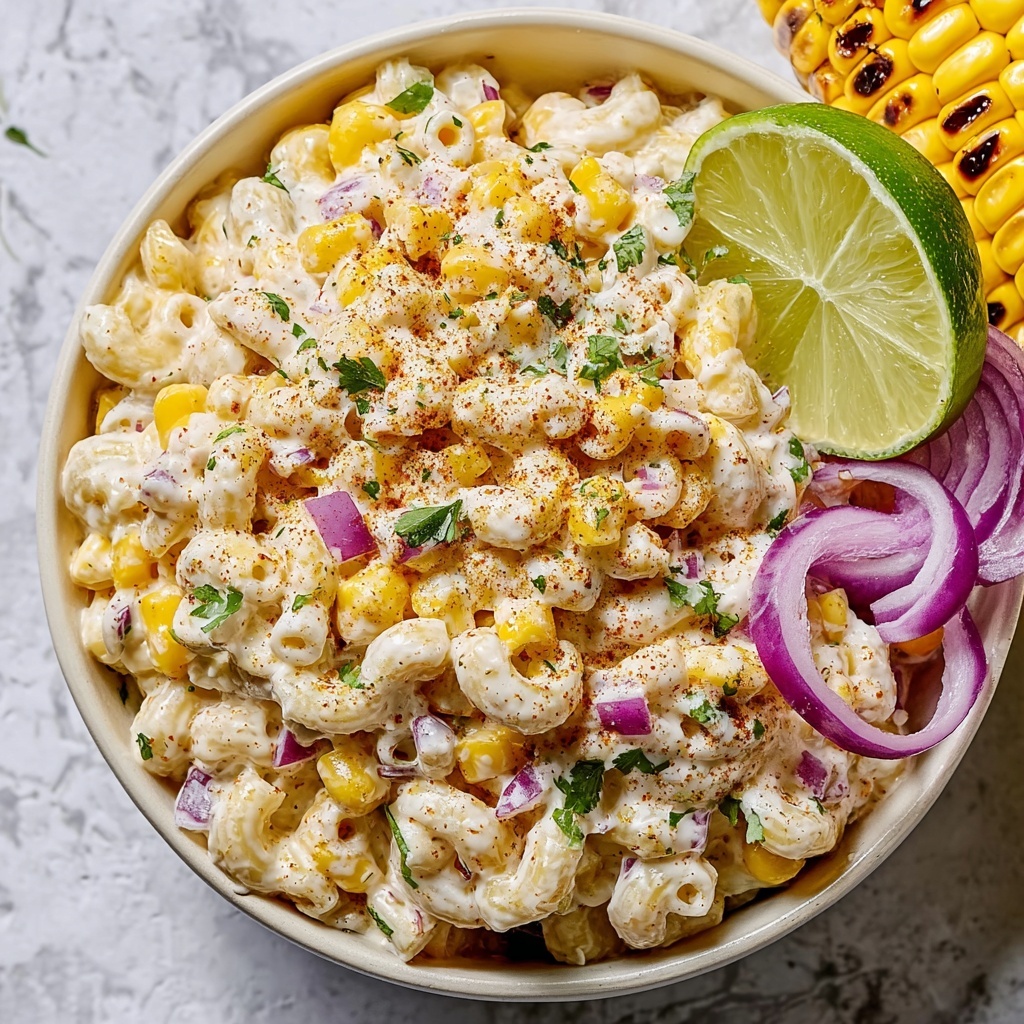 Mexican Street Corn Pasta Salad Recipe - Recipe Image