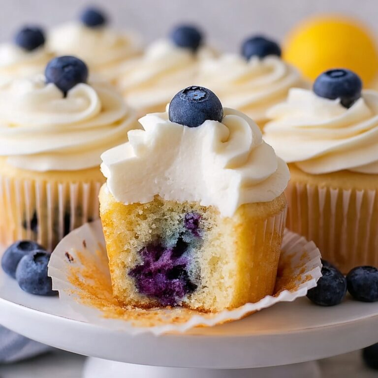 Lemon Blueberry Cupcakes Recipe