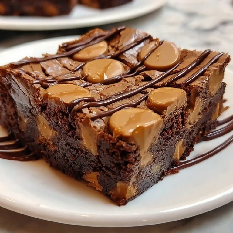 OMG Peanut Butter Cup Brownies Recipe