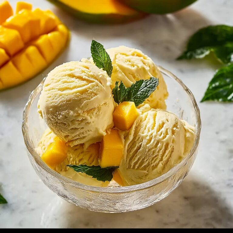 Vegan Mango Ice Cream (4-Ingredients) Recipe