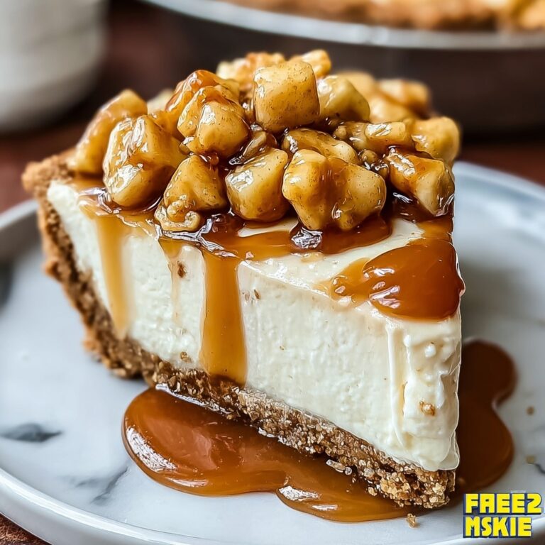 Salted Caramel Apple Pie Cheesecake Recipe