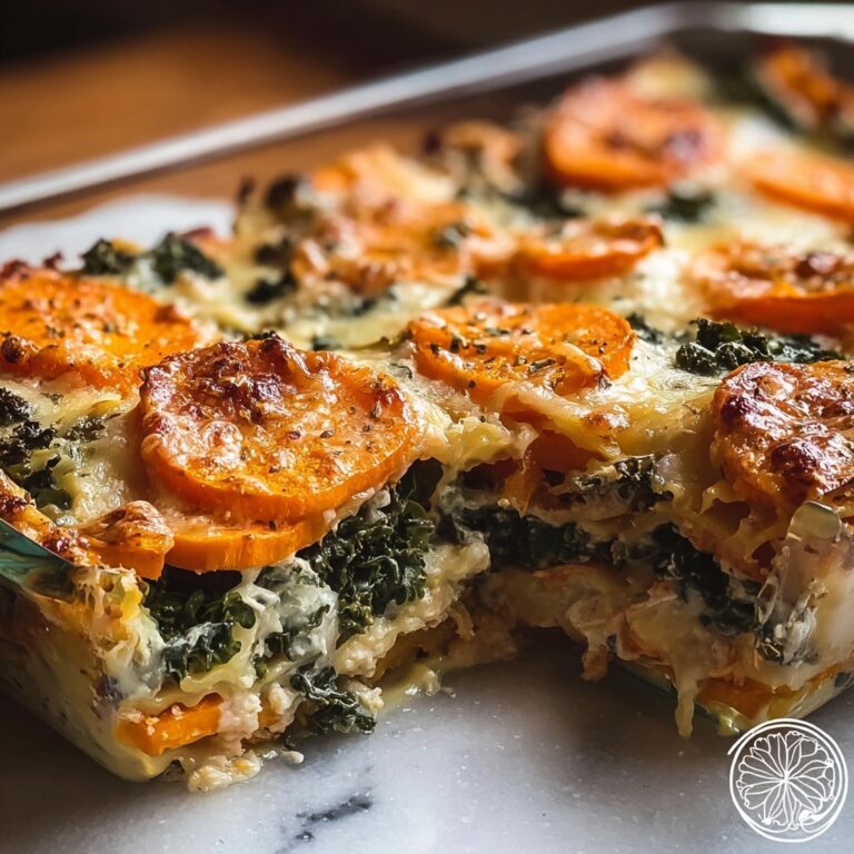 Sweet Potato Kale Gratin Recipe