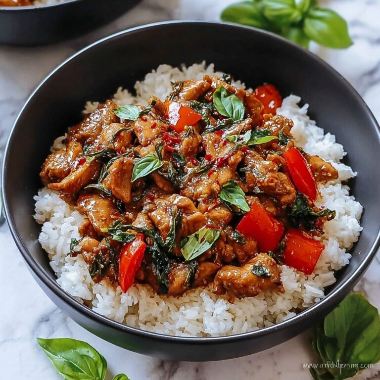 Irresistibly Easy Thai Basil Chicken for Flavor Lovers Recipe