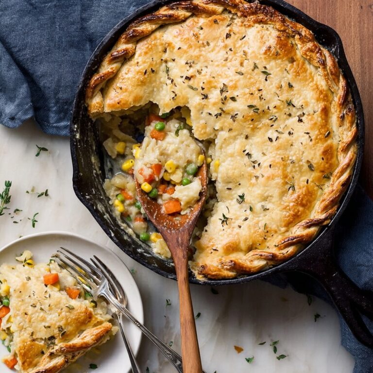 Skillet Chicken Pot Pie Recipe