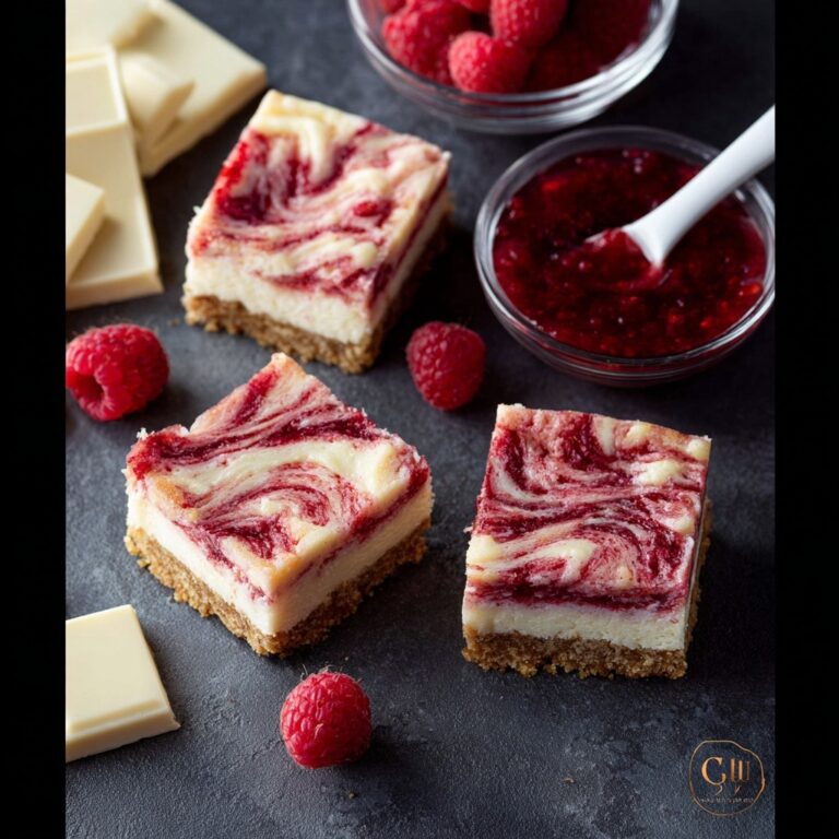 Raspberry White Chocolate Cheesecake Bars Recipe
