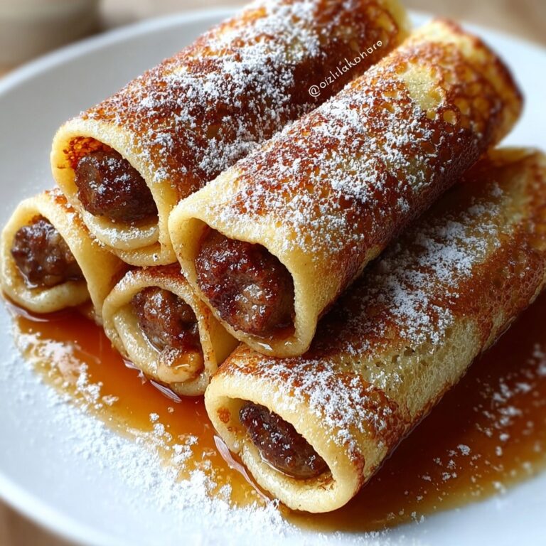 Sausage French Toast Roll-Ups Recipe
