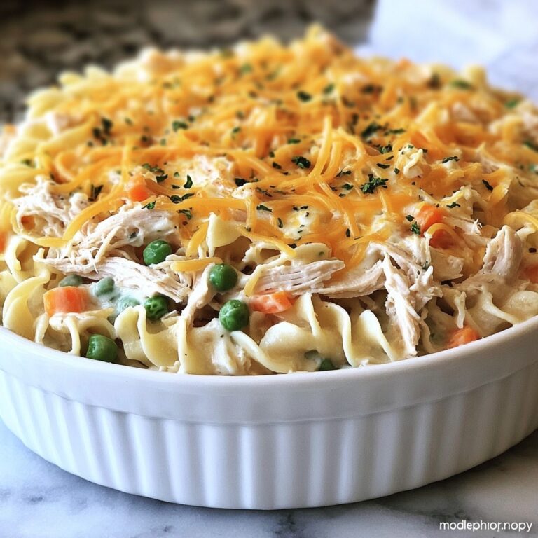 Creamy Million Dollar Chicken Noodle Casserole Recipe
