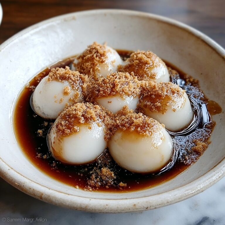 Shiratama Dango (Rice Dumplings/Mochi Balls) Recipe