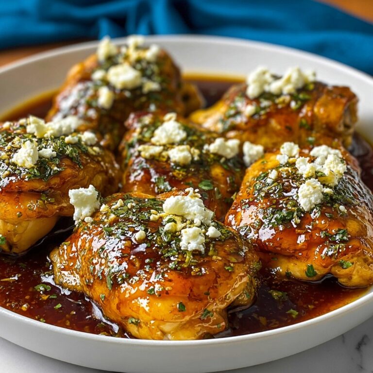 Savory Hot Honey Infused Feta Chicken for Effortless Dinner Bliss Recipe