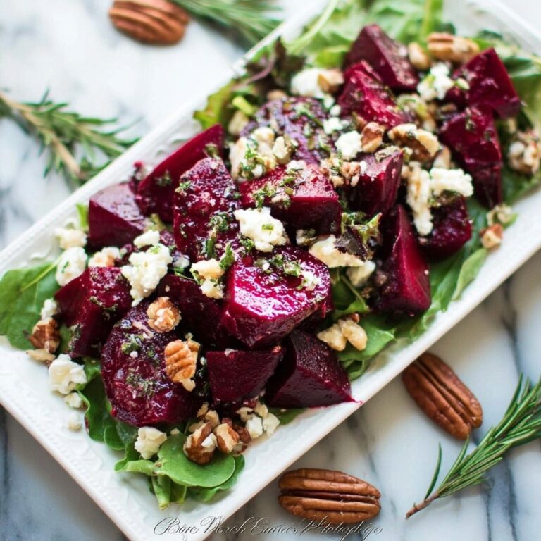 Roasted Beets with Goat Cheese and Herbs Recipe