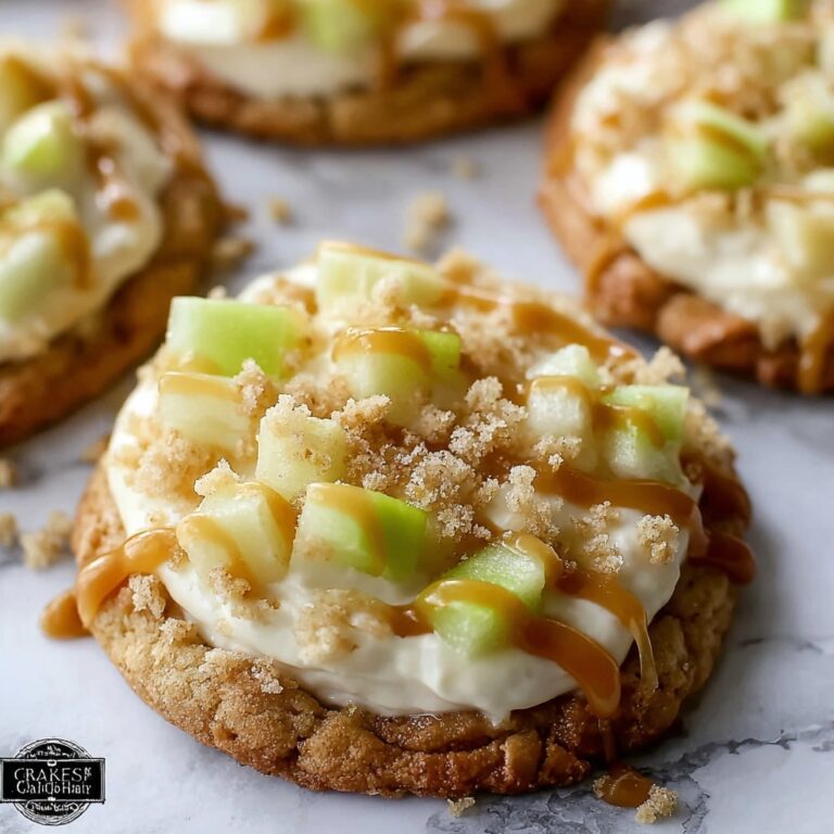 The Best Caramel Apple Cookies – Crumbl Copycat Recipe