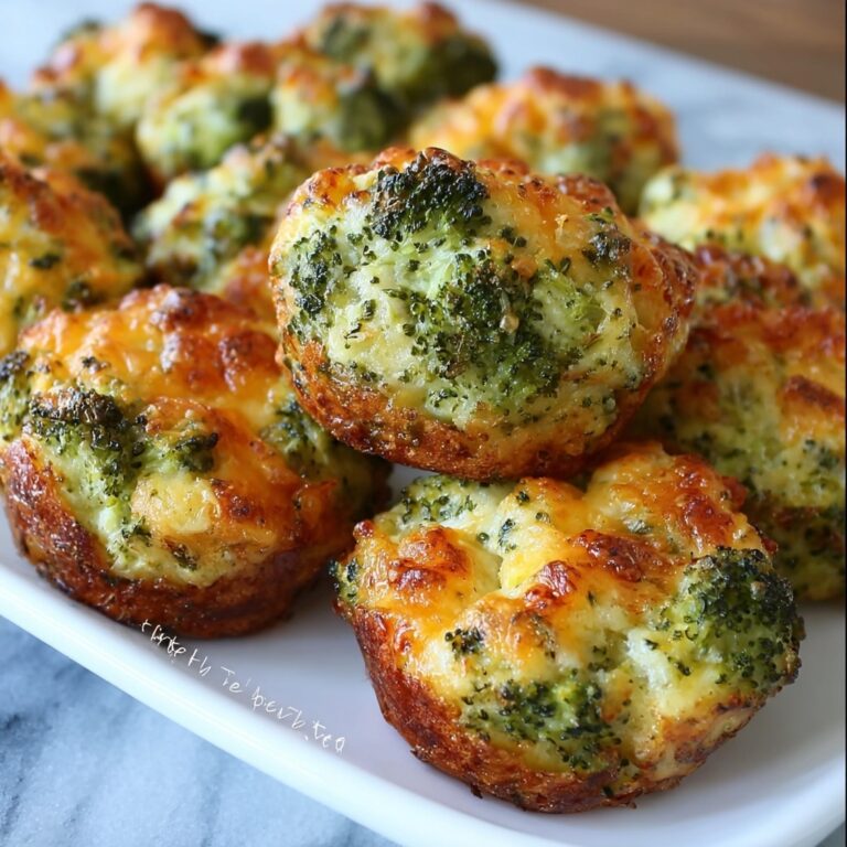 Baked Broccoli Cheese Balls Recipe