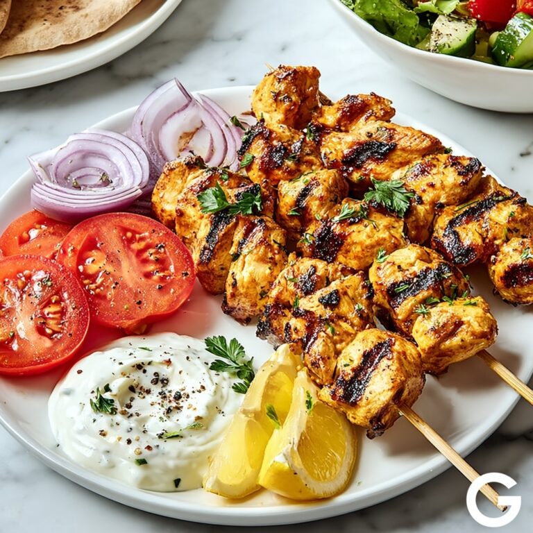 Greek Chicken Kabobs Recipe