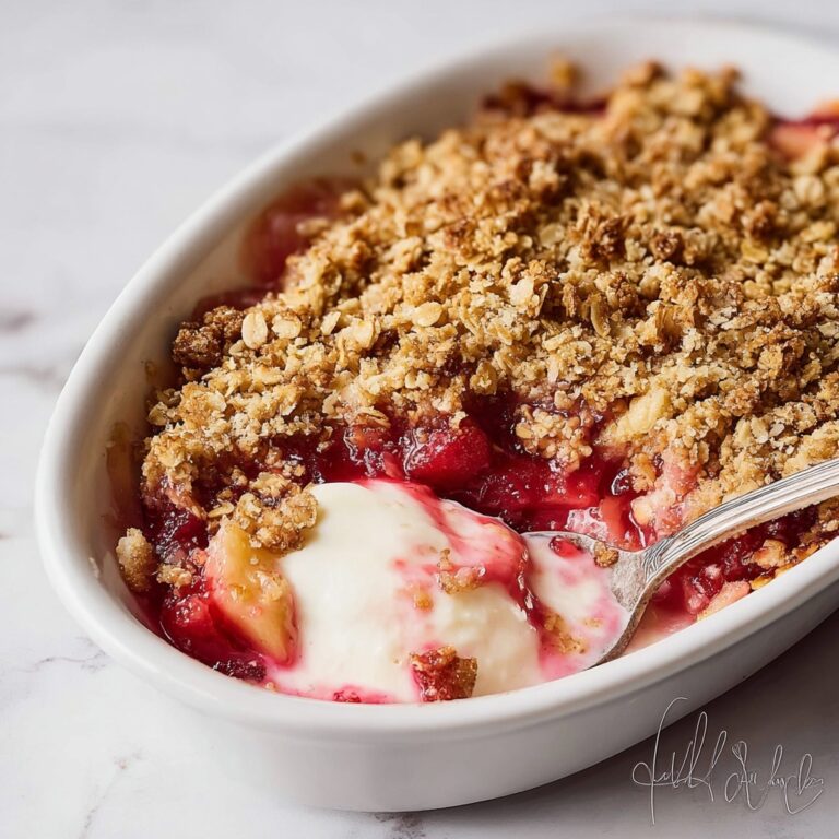 Classic Rhubarb Crisp Recipe